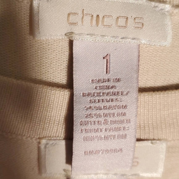 SNAKE PRINT IRREDESCENT SEQUINS V NECK KNIT SWEATER SIZE 1 (8) - Picture 5 of 6